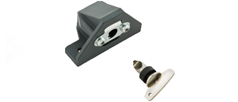 Winkelhalter für Druck-Drehverschluss - Halterungsbereich - Baumann Kunststoffspritzgussteile